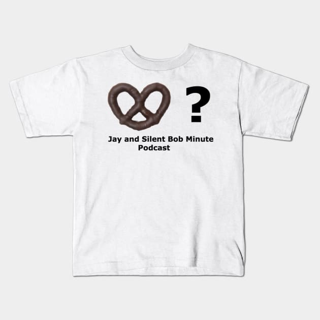 Jay and Bob Minute Chocolate pretzel Kids T-Shirt by TheBurbsMinute